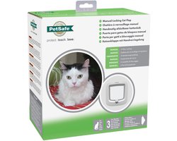 PETSAFE | Petsafe Kattenluik Tot 7 Kg Handmatig Wit