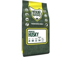 Hondenvoer Yourdog - Siberische Husky Senior 3kg - Rijk aan Buffel en Gevogelte