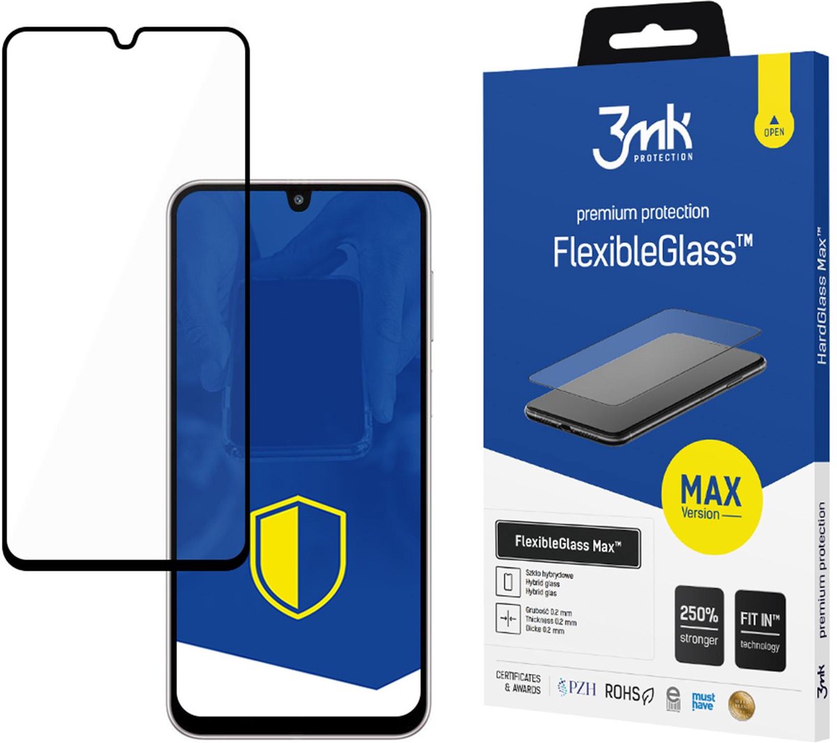 3Mk Flexibleglass Max Gehard Glas Voor Samsung Galaxy M16 5G 100% Bescherming
