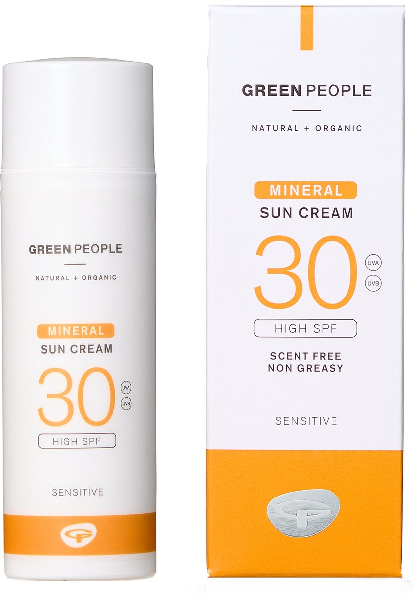 Goedkoopste Green People Parfumvrije Minerale Zonnebrandcréme SPF30