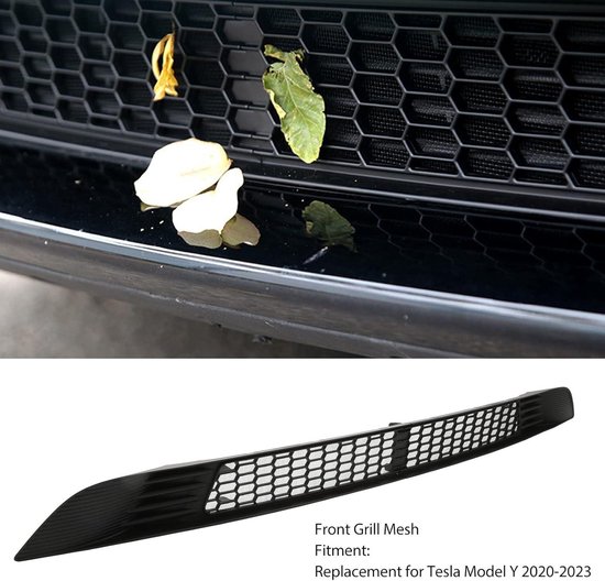 Focket Inserts Grille Calandre Mesh Pour Tesla Model Y 2017-2023 – Protection & Style Premium