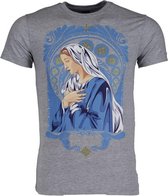 T-shirt - Holy Mary - Grijs