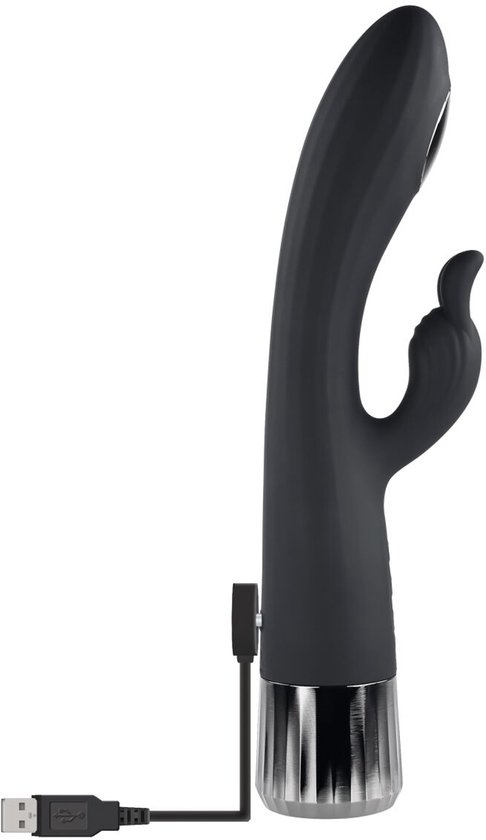 Evolved - Vibromasseur Heat Up and Chill Rabbit - Noir