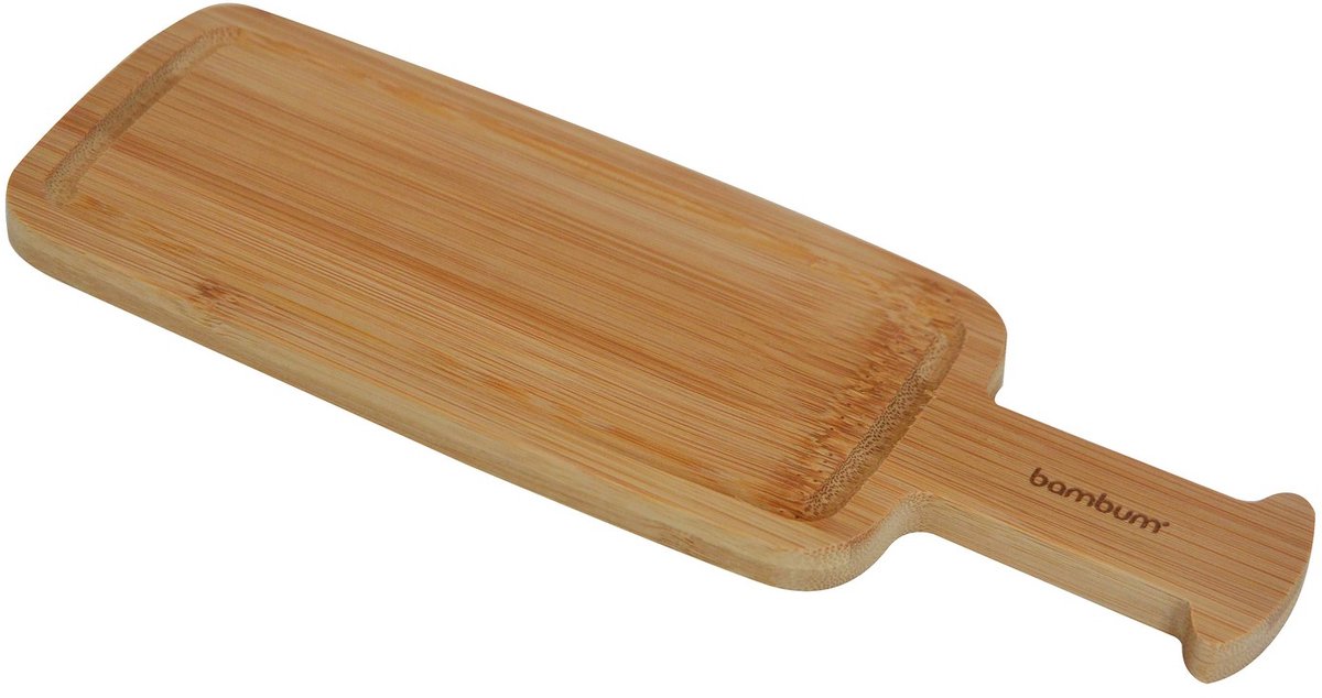 Asir - Bamboe voedselpresentatiebord - Okkernoot - 24,5 x 1 x 8 cm