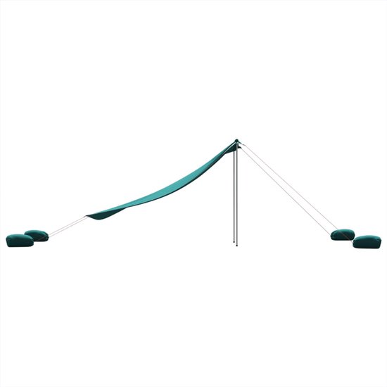 Strandluifel met zandankers 304x300 cm groen van Outsunny — afbeelding 5