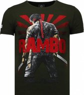 Rambo Shine - Rhinestone T-shirt - Groen