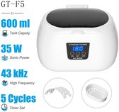 Ultrasone Reiniger KECOOLKE 600 Ml Sonische Met Digitale Timer Voor Glazen Ringen Munten Zilver 2857899793