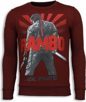 Rambo - Rhinestone Sweater - Bordeaux