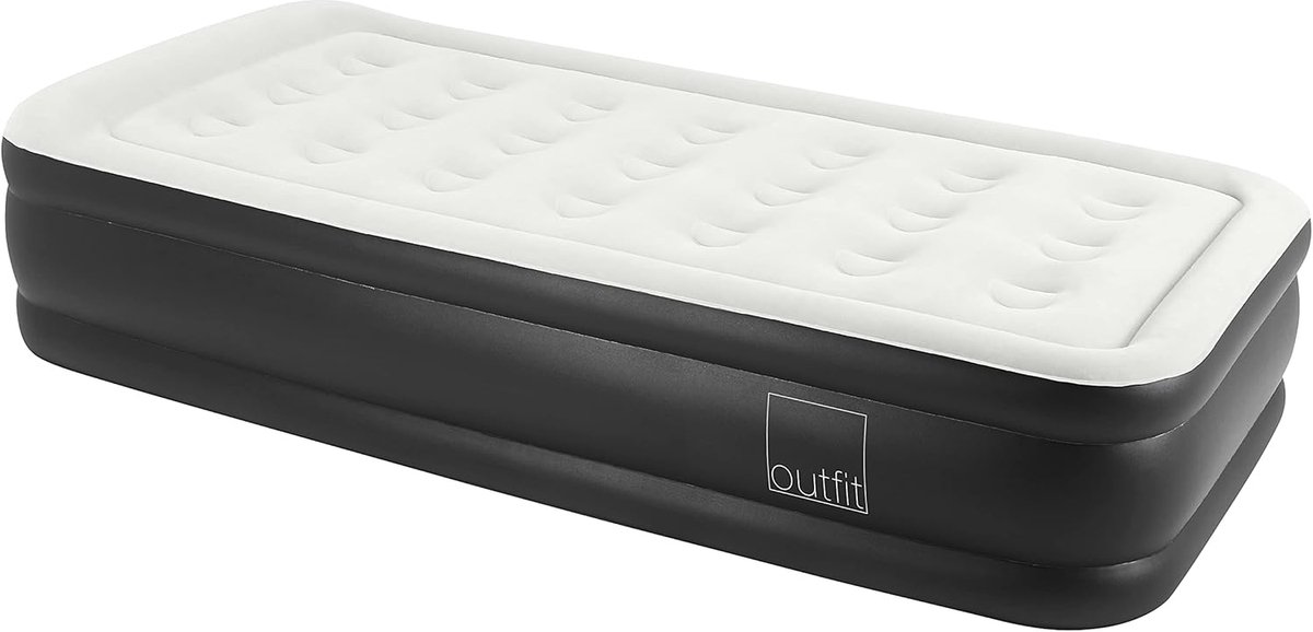 Zelfopblazend Luchtbed voor 1 Persoon - Ideaal Logeerbed 196 x 95 x 46 cm