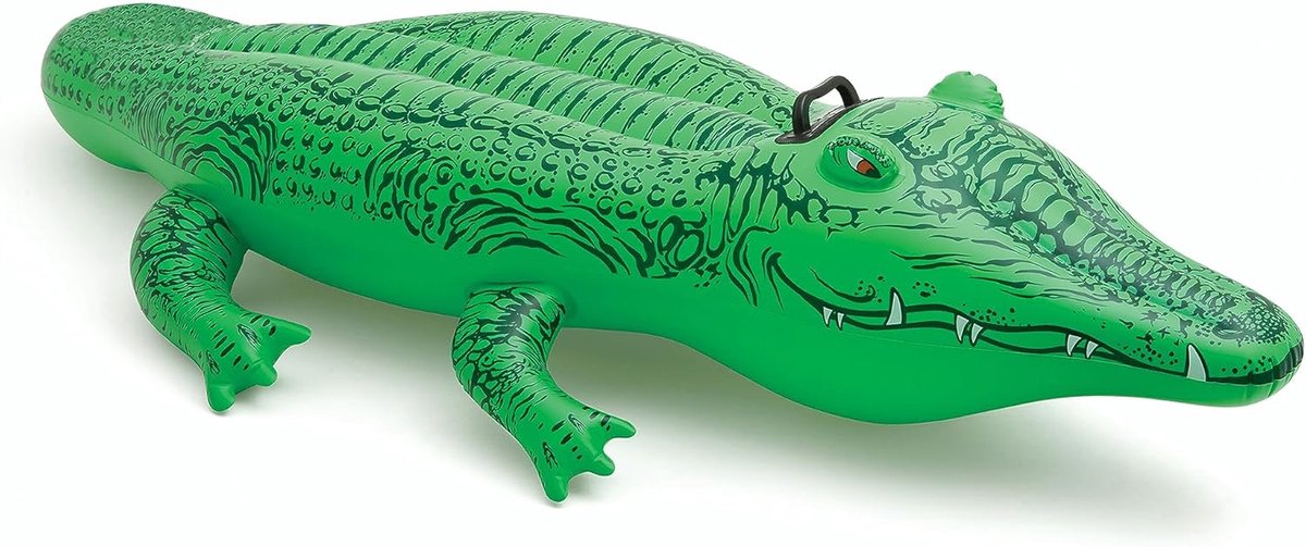 Opblaasbare Krokodil - 168x86 cm Rijdier voor Kinderen