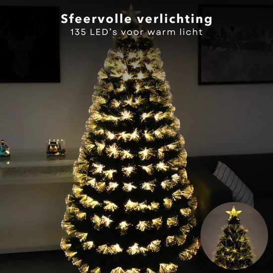 COSTWAY 135/180/225cm Künstlicher Weihnachtsbaum mit Schnee