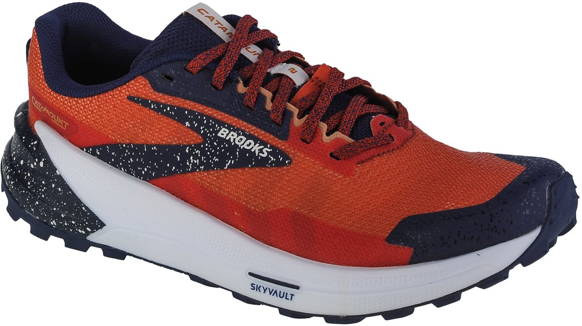 Brooks Catamount 2, Mannen, Oranje, Hardloopschoenen, maat: 44