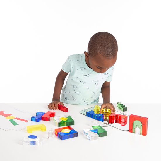 TickiT - Kristallen Bouwblokken van Acryl + Spiegel + Kaarten (25 stuks) van TickiT — afbeelding 2