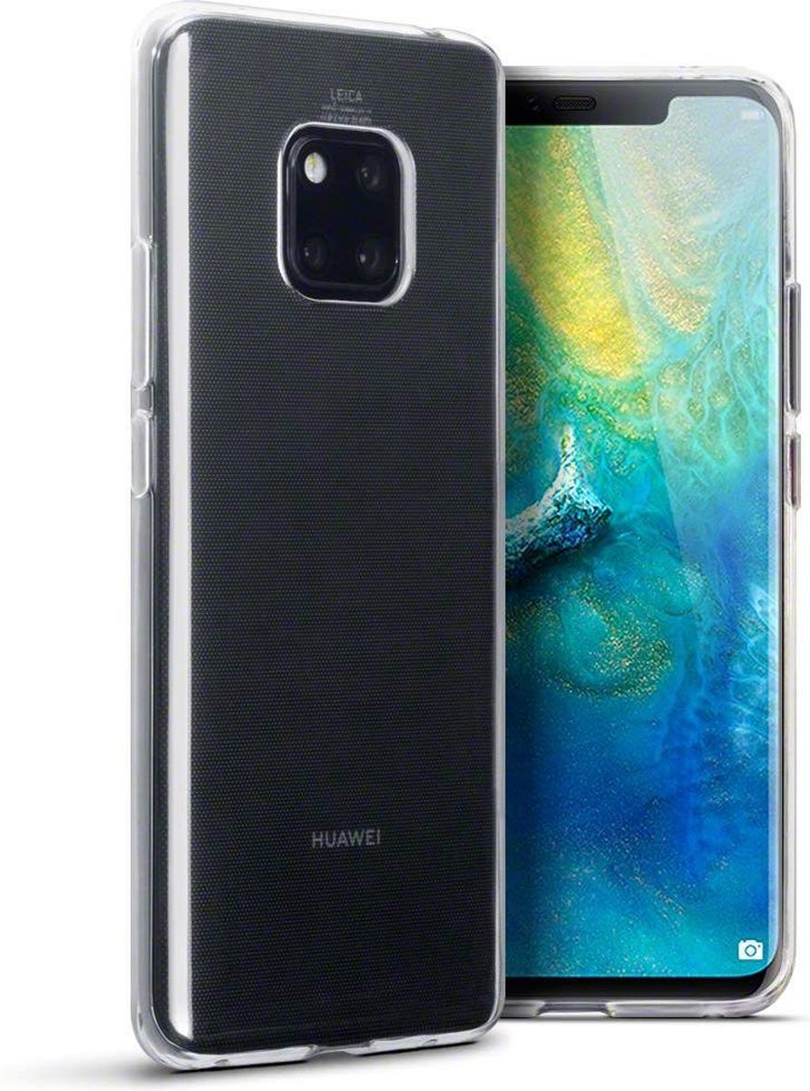 Hoesje voor Huawei Mate 20 Pro, gel case, doorzichtig