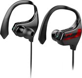PSYC Esprit Bluetooth Sport headset - Draadloos Oortelefoon/ Koptelefoon / Oordopjes / Oortjes / Hoofdtelefoon / Headphones - Geschikt voor Hardloop & Sport - Waterbestendig - Zwart