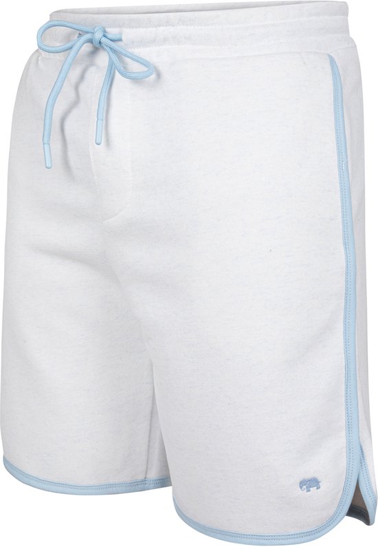 Felix Hardy Jogger Shorts - Sweatshorts - Shorts - Pantalons de Sport - Bermuda en Katoen - Lot de 2 hommes Bleu marine - Écru - M