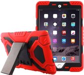 Pepkoo Apple iPad (2017); Apple iPad (2018) hoes Spider Case rood zwart