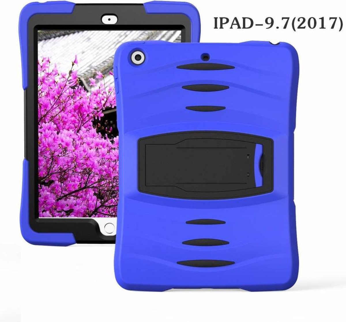 iPadspullekes Apple iPad (2017); Apple iPad (2018) hoes Protector blauw