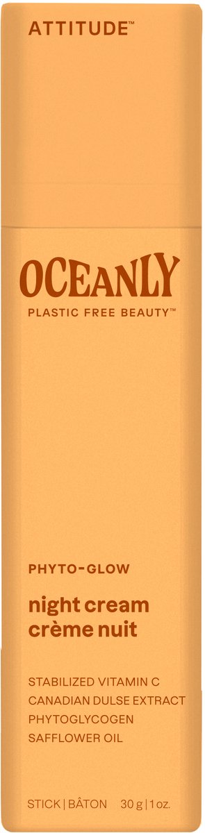 Goedkoopste Attitude - Oceanly Radiance GLOW - Nachtcrème met Vitamine C - 30gr