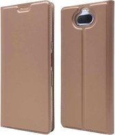 Sony Xperia 10 Plus hoesje - bookcase - rosé goud - GSM Hoesje - Telefoonhoesje Geschikt Voor: Sony Xperia 10 Plus