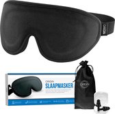 ORIGIN™ Luxe Slaapmasker - 100% Verduisterend Oogmasker - 3D Traagschuim - Slaap Masker - Oog Masker - Ergonomisch - Mannen & Vrouwen