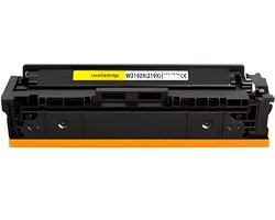 Inktkenners Toner geschikt voor HP 219X / W2192X (met chip) - 1x Geel geschikt voor LaserJet Pro 3202 - 3202dn - 3202dw - 3202dwe - LaserJet Pro MFP 3302 - 219A