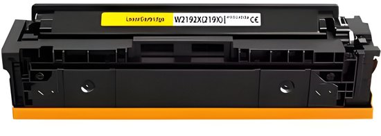 Toner geschikt voor HP 219X / W2192X (met chip) | 1x Geel geschikt voor LaserJet Pro 3202 - 3202dn - 3202dw - 3202dwe - LaserJet Pro MFP 3302 - MFP 3302fdn - MFP 3302fdw - MFP 3302fdw - MFP 3302sdw - 219A - 219X