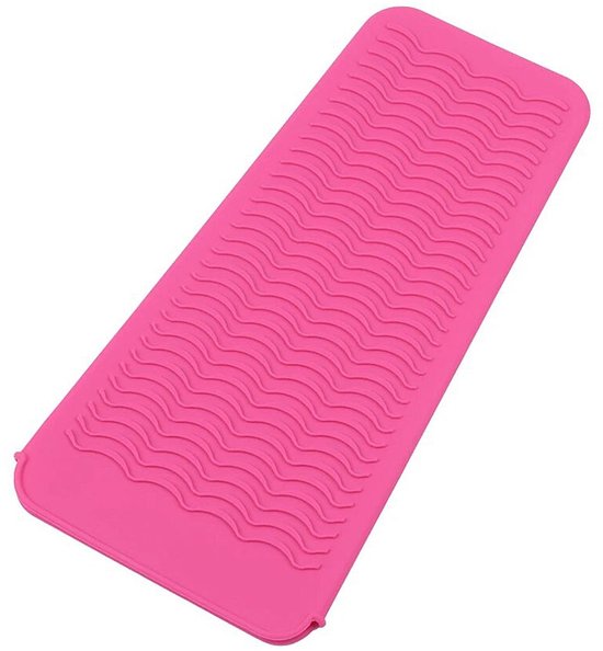 DAKANNA® - Hittebestendige Mat - Heat Protection - Warmtebestendige Mat - Siliconen - Gadget - Cadeau - Antislip - Roze - -40°C tot 230°C