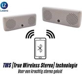 LeSenz enceintes stéréo bluetooth LeSenz Pocket TWS avec 2 haut-parleurs - Wit