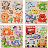 Wooden Tangram - 7 Pieces - Puzzle - Shapes - Montessori Toys