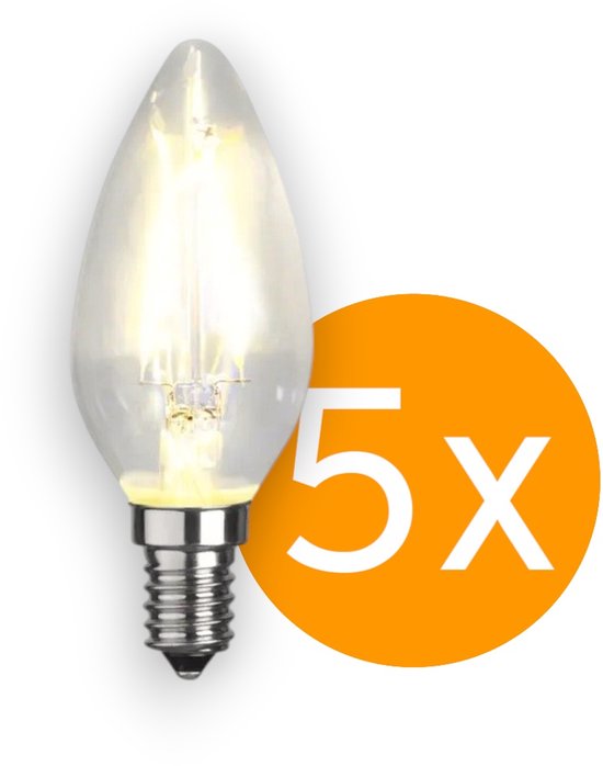 3 Ampoules À Bougie LED E14, Lampe De Fortune Rouge À Économie D'énergie, Lumièr