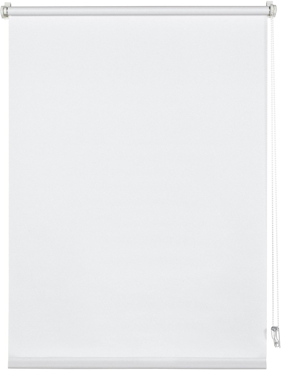 Ibenzoa Stijlvol Ondoorzichtig Rolgordijn voor Eenvoudige Klembevestiging zonder Boren, 65 x 150 cm, Wit