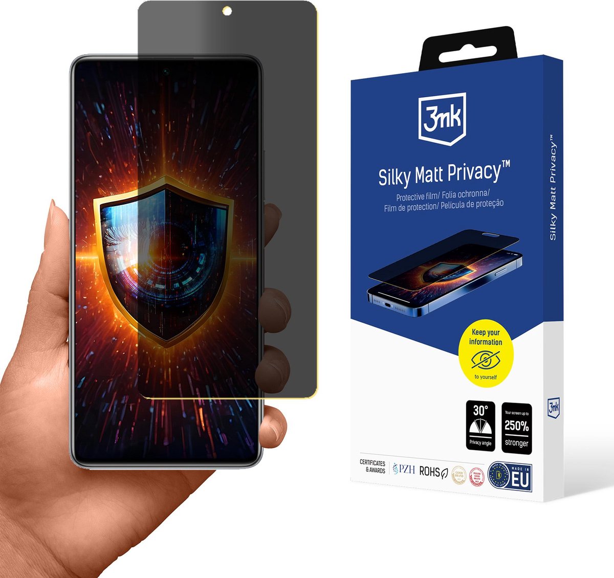 Xiaomi 11T Pro - 3Mk Zijdezachte Mat Privacy