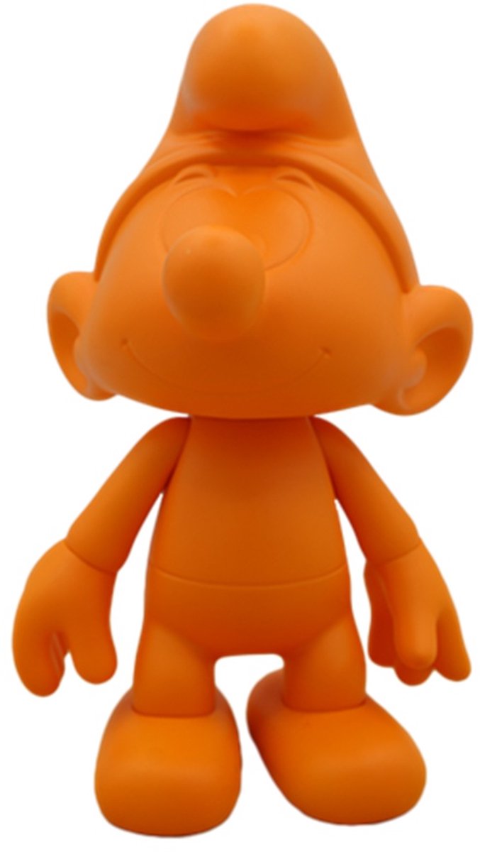 Oranje smurf - Nederland - De Smurfen - Lichtgewicht 20 cm - met beweegbare armpjes