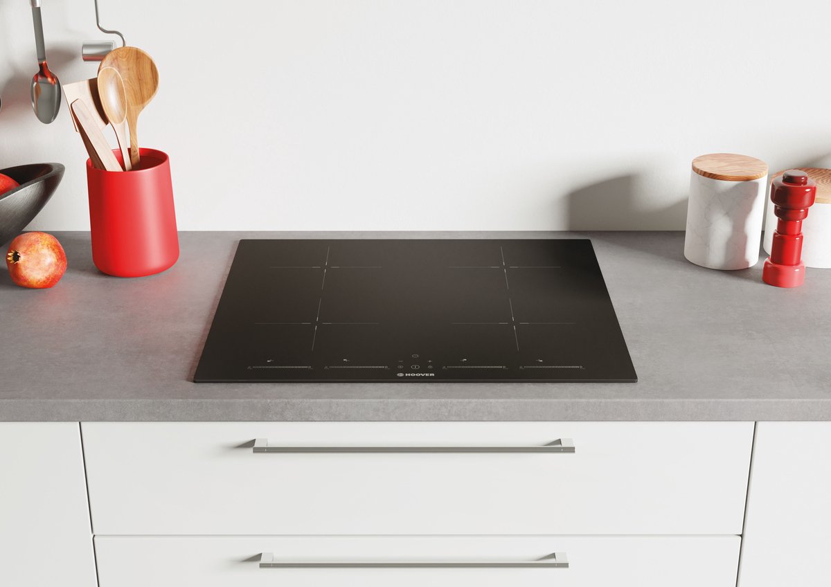 Hoover H-HOB 500 INDUCTION HIS642MCTT/1 Zwart Ingebouwd 60 cm Inductiekookplaat zones 4 zone(s)