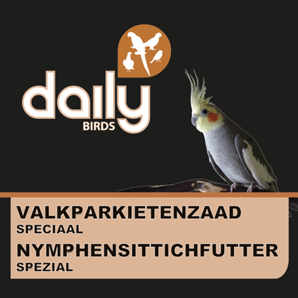 Valkparkietenzaad Speciaal-2KG(Met zonnepitten)-valkparkiet