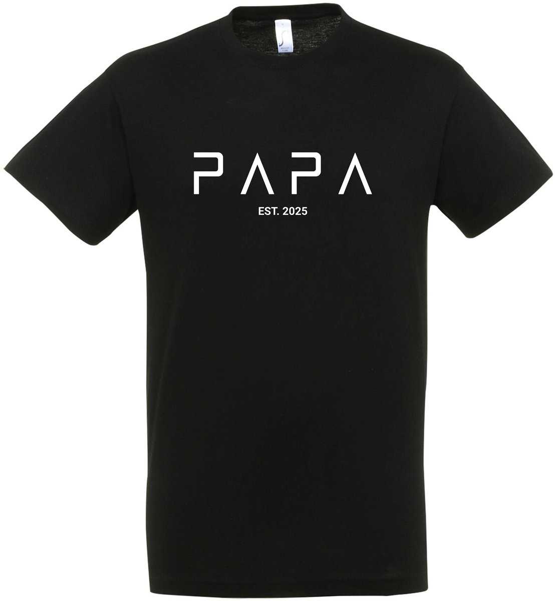 PAPA Est. 2025 T-shirt - Vader - cadeau - Papa - vaderdag cadeau - beste vader ter wereld - jarig - gift - father - Vader cadeau - Vaderdag - verjaardag - Maat M