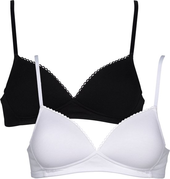 After Eden My Basic 2-pack Dames Beha - Zwart/Wit - Maat 75B