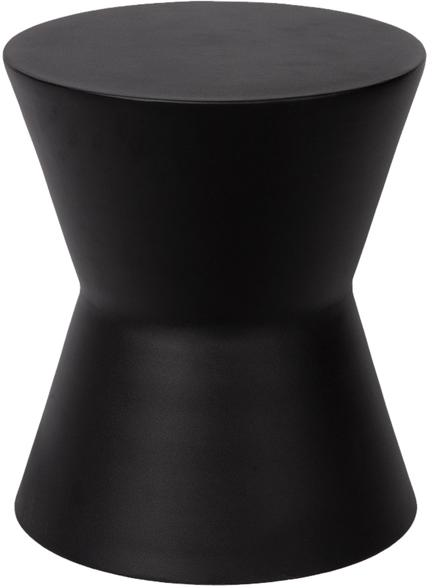 Atmooz Amante Bijzettafel – Ø41 x H45 cm – Zwart Metaal – Minimalistisch Design – Salontafel
