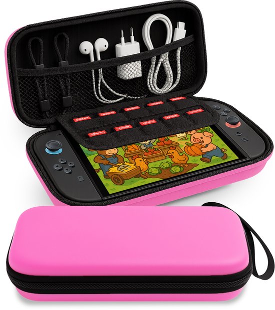 2BEFUN 2BEFUN® Case geschikt voor Nintendo Switch inclusief