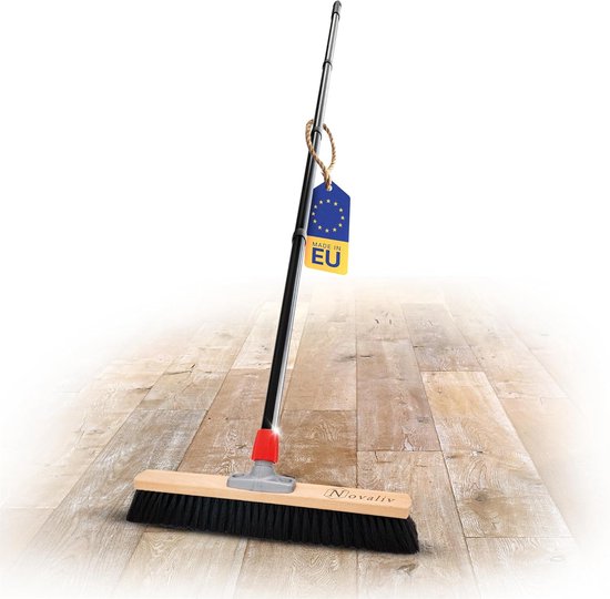 Benson Zaalveger / Zaalbezem - 60cm Kokos Borstelharen Zacht kopen