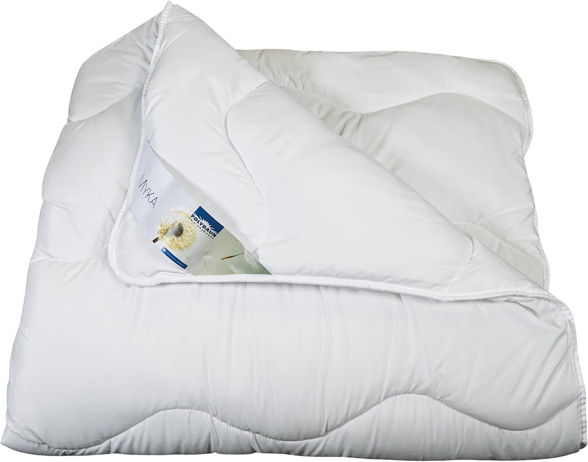 Polydaun Myka dekbed - enkel - GRS gerecyclede Isocraft® vulling - zeer zacht - Tweepersoons - 200x200 cm – Wit