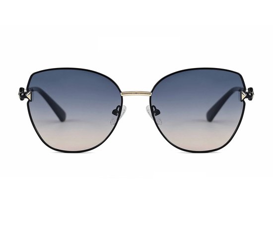 BUGOLINI Talia - Gepolariseerde Zonnebril voor Vrouwen - Met UV400-bescherming - Anti Slip Pootjes - Luxe Bril - Blauw / Goud van BUGOLINI — afbeelding 2