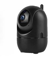 Bol.com Babyfoon met camera zwart -WIFI Beveilingscamera zwart -Binnencamera Wifi -Camera bewaking -Tweezijdige communicatie -Sp... aanbieding