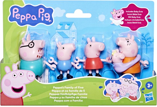 Peppa Pig Familie Speelgoedset - Peppa Pig Speelfiguur