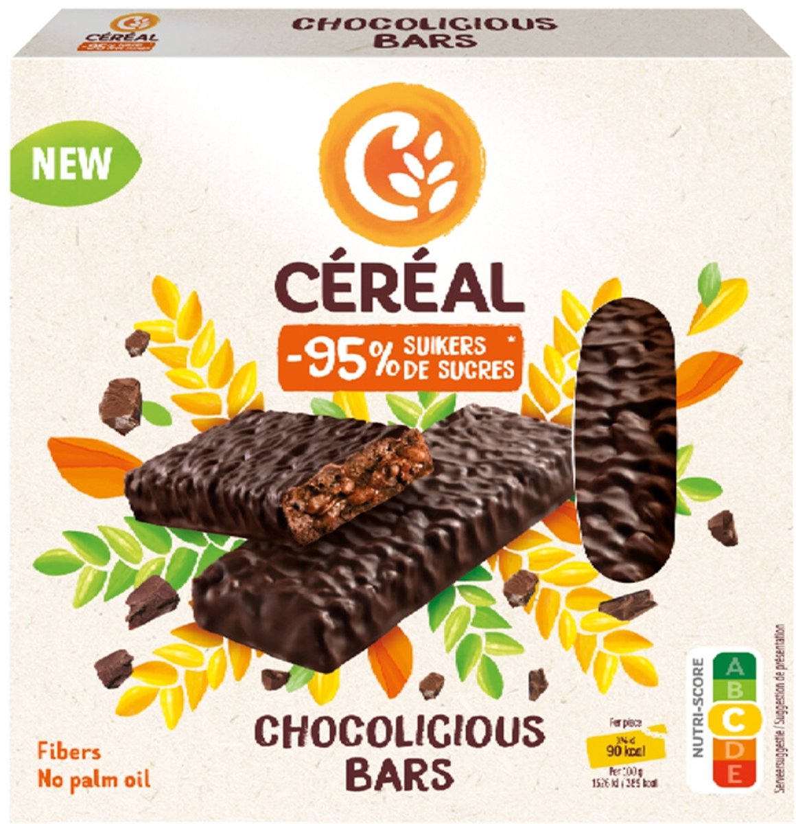 Céréal Chocolicious Bars - 5 x 3 stuks - Voordeelverpakking