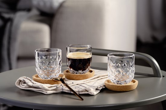 LEONARDO HOME GOCCE 055192 Lot De 6 Verres à Latte Macchiato 390