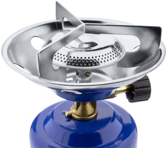 Camping kookstel - Metaal - Blauw - verenigbaar met gaspatronen van 190 g van Camping — afbeelding 3