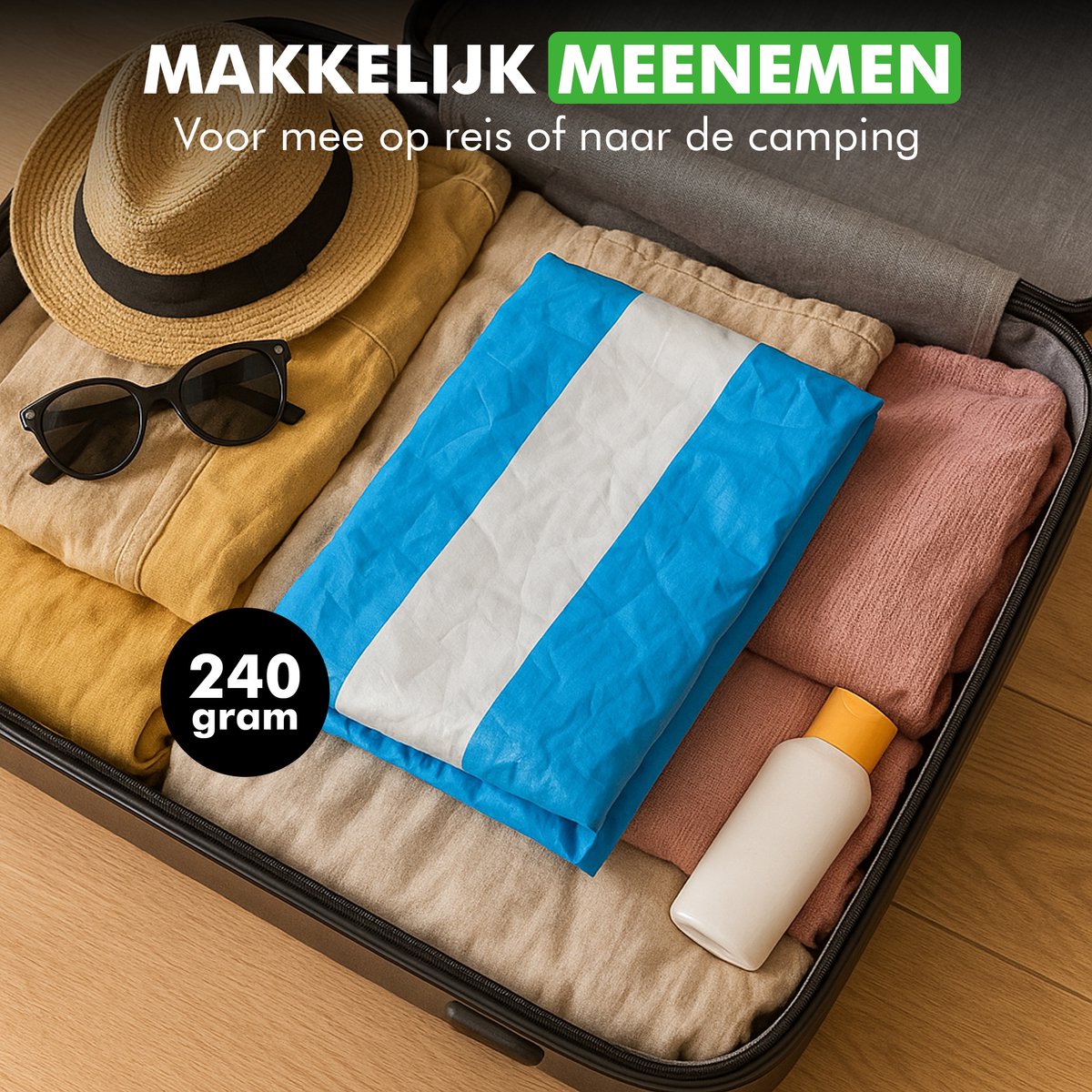 Travelhawk Waterhangmat - 2 Stuks - Waterhangmat Volwassenen - Water Hangmat - Luchtbed Zwembad - Luchtmatras Zwembad - Waterspeelgoed - Groen en Blauw — afbeelding 2