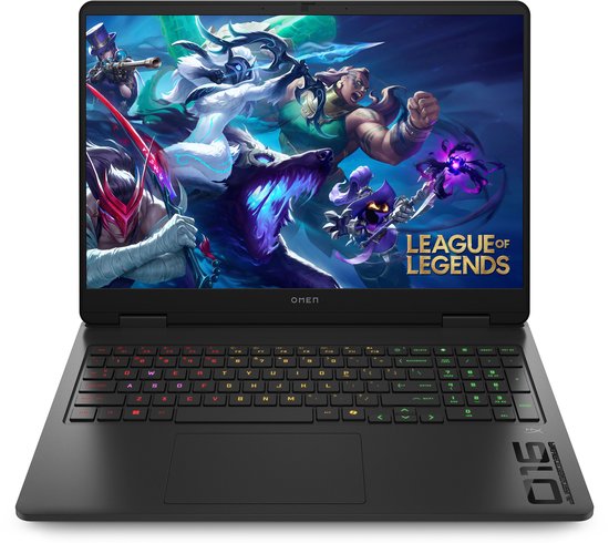 OMEN 16-am0773nd - Gaming Laptop -Intel Core Ultra 7- 16 inch - WQXGA (2560 x 1600) 240Hz - 32 GB DDR5 - 1TB SSD Opslag- NVIDIA GeForce RTX 5070 (8GB)- Windows 11 Home AI PC Zwart